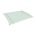2050 XL Canopy White Powder Coated Frosted Green